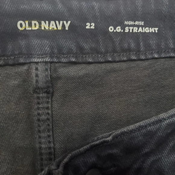 NWOT Old Navy Women's High Rise O.G. Straight Denim Shorts 22 Plus - Picture 4 of 5